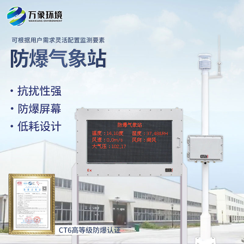 防爆型氣象站——?；穲鏊O(jiān)測氣象少不了它