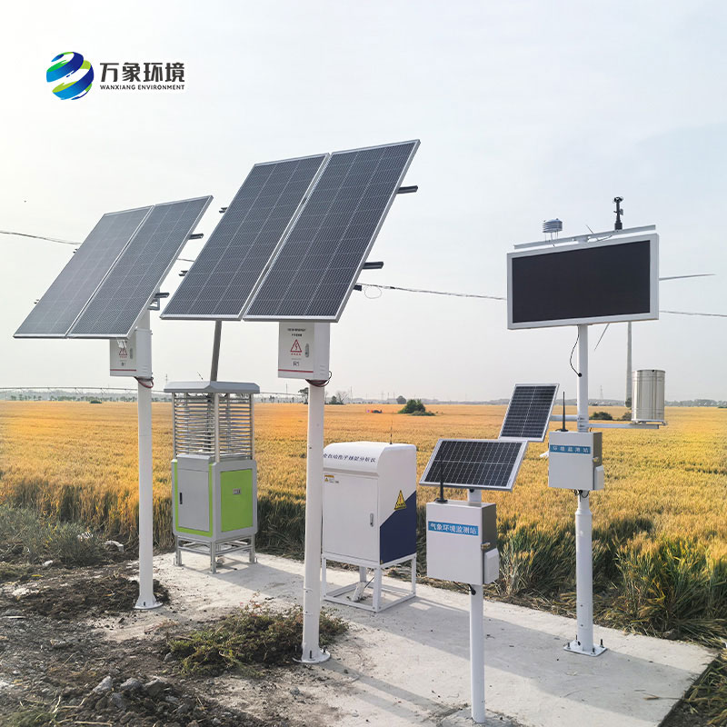 農田四情監(jiān)測系統(tǒng)，每一個設備各司其職相互配合構建高標準農田